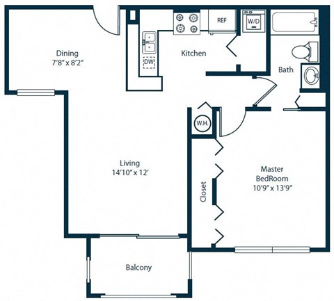 a floor plan of a house